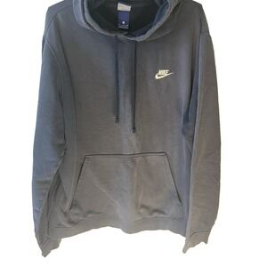 Vintage Y2K Nike Swoosh Blue Men Pullover‎ Hoodie XL Faded Worn Comfort Everyday